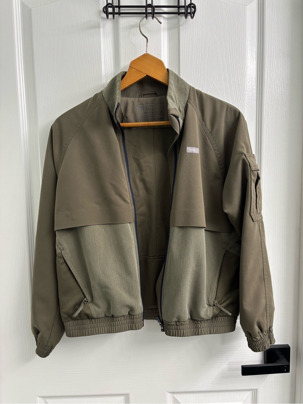 Figs Women's Olive Utility Jacket